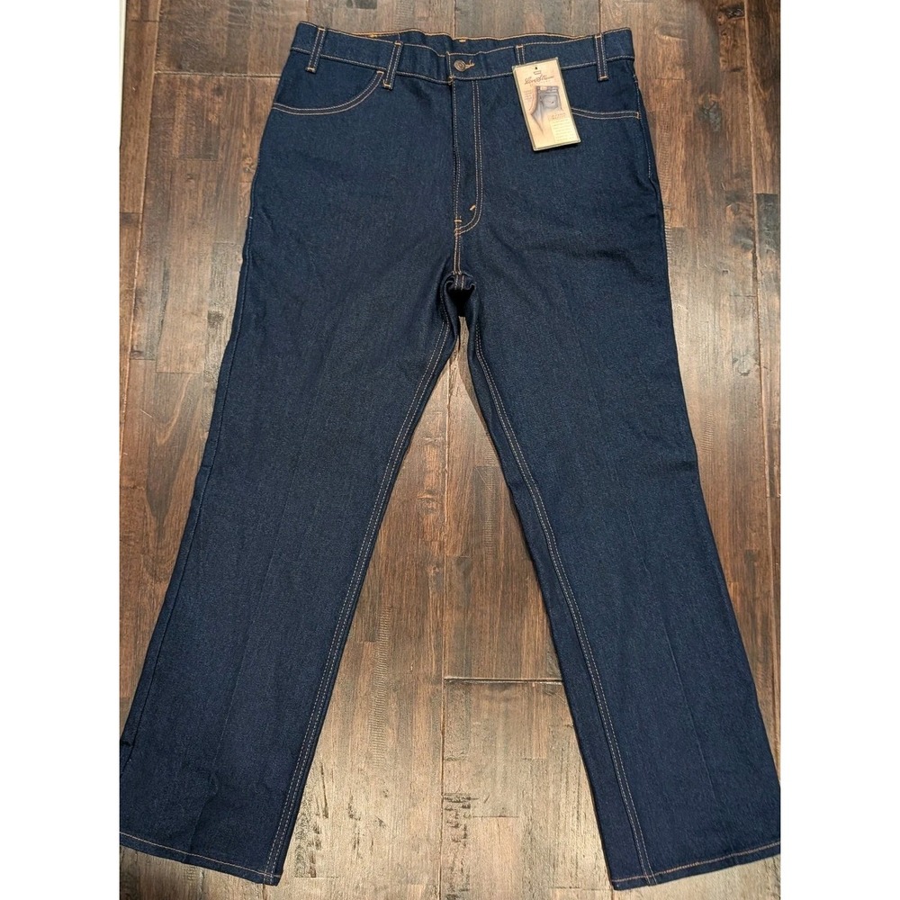 New Vintage Levi Strauss 614 Jeans Mens 36x30 Straight Dark Blue Denim‎ Made USA